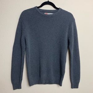 LEVI’S slim fit grey knit sweater